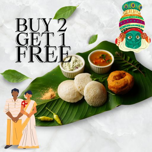 MENU ITEM : BUY 2 ANY ITEM & GET 1 FREE